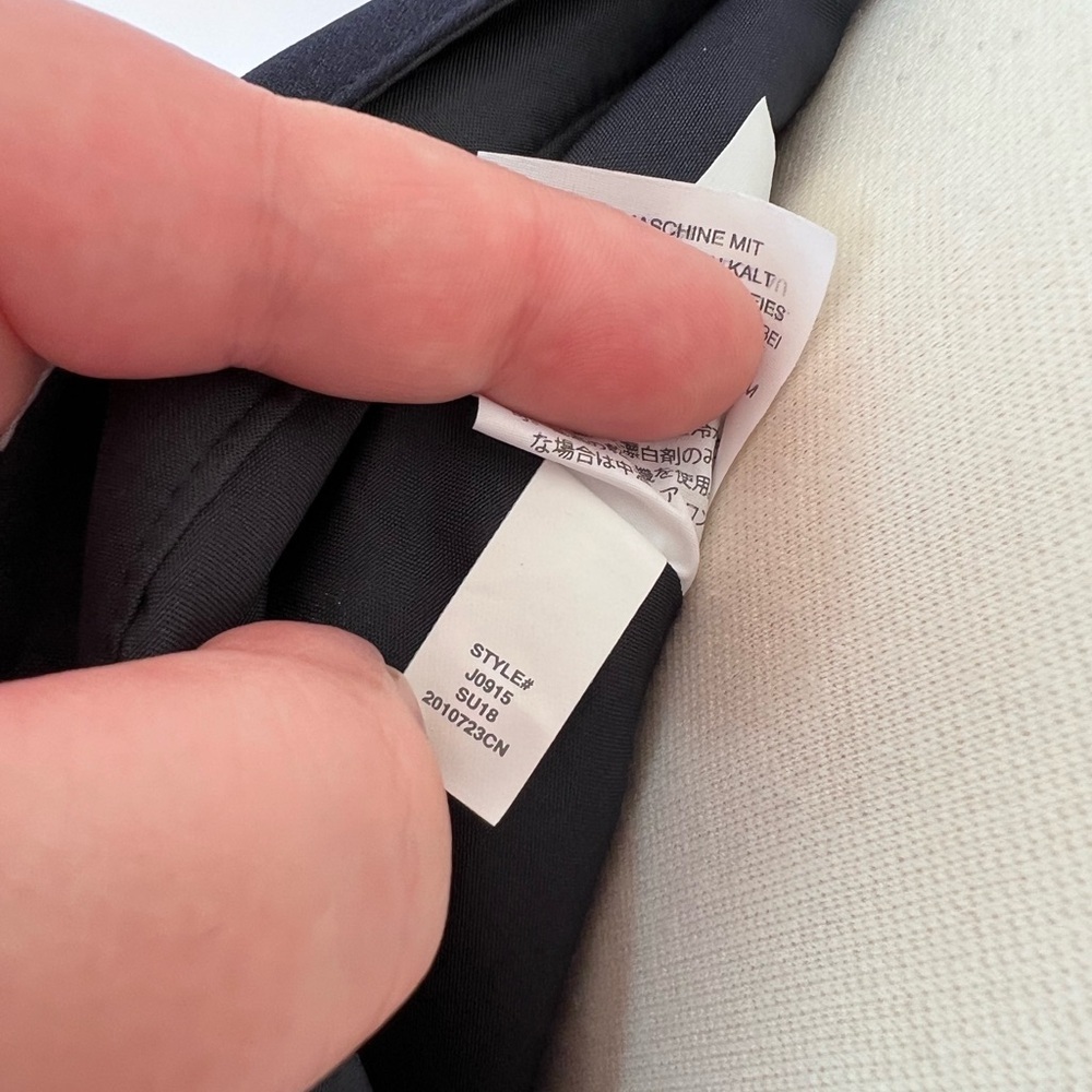 NWT J. Crew Navy Star Skirt Pleated Midi Dark Blue Chiffon Fully Lined‎ - Picture 6 of 7